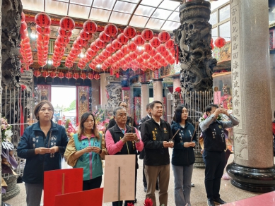 通霄鎮慈后宮「天上聖母入火安座十四週年慶暨平安福宴」縣長鍾東錦感謝慈后宮庇佑鄉里 福澤眾生