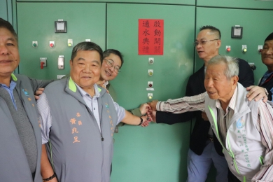 115年一期作曹公圳通水典禮祈求風調雨順五穀豐收