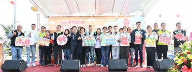 「2026芬響農食典白寶玉出土記」芬園鄉寶藏寺登場。(照片縣府提供)