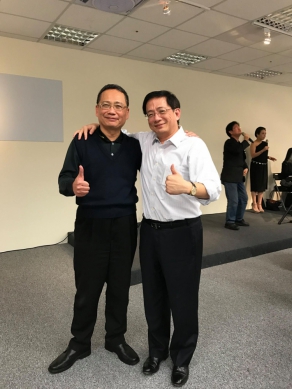 警界孔子高哲翰講座教授敬佩台大前校長管中閔韌性與擔當