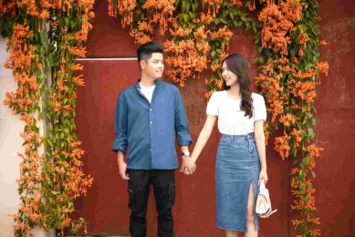 嘉義市炮仗花瀑綻放迎新春 揭開全市花季序幕〜