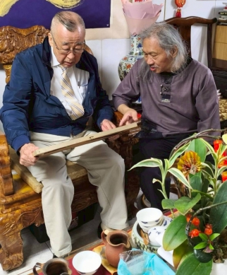 文化與時代對話 前總統府秘書長廖了以 現代水墨宗師何木火 英雄會