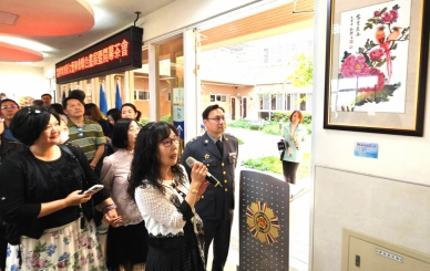 藝術走入生活〜雲林榮民之家文化藝廊「青溪新文藝學會作品聯展」 溫馨開展〜