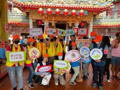 白沙屯媽祖起駕 環管署攜手苗栗環保局「護眾生」:巡、倒、清、刷保平安