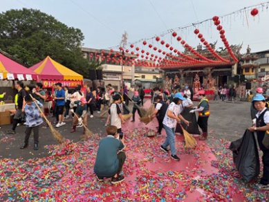 「環保英雄與女神同行」大甲媽祖遶境登場 中市環保局號召3千志工守護環境
