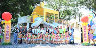 北斗渡船頭和埤頭木棉花道改善工程完工啟用。（照片縣府提供）