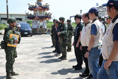 漢光42號驗證軍民協調機制 臺南後備幹部深入地方強化戰略溝通