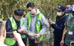嘉大培訓全臺首支合法綠鬣蜥移除大隊 過去2年來移除成果豐碩