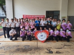 廣成社福基金會捐1000個住宅用火災警報器給消防局二大隊。（照片記者林碧珠攝）