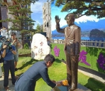 日本已故前首相安倍晉三夫人曾訪高雄保安堂見丈夫銅像再寫信致謝