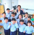 開學日，王縣長關心學童，透過臉書提出五項小叮嚀。（照片縣府提供）