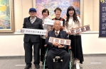 91歲醫生畫家趙宗冠「家族六人展」，永靖鄉成美藝廊展出。（照片由頂新和德文教基金會提供）