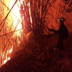 高雄內門山林大火空勤、台南、高雄跨界救災