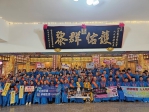 彰化地檢署攜手龍華慈惠堂,宣導反賄選。(照片彰檢提供)