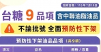 颱風食安不打烊!雲林縣全面追查中聯油脂流向 持續督導業者完成台糖公司9項問題油品預防性下架