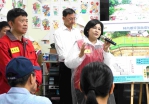 地質影響雲林林內坪頂崩塌地整治工程 縣長張麗善與立委張嘉郡 將持續向中央爭取加勁護坡經費!