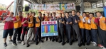 公益守護好厝邊!台中縣金龍獅子會捐贈梧棲消防分隊互動式防災宣導設備